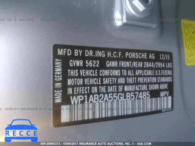 2016 Porsche Macan S WP1AB2A55GLB57485 image 8