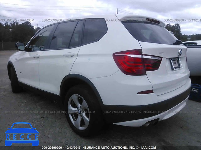 2012 BMW X3 XDRIVE28I 5UXWX5C51CL728521 зображення 2