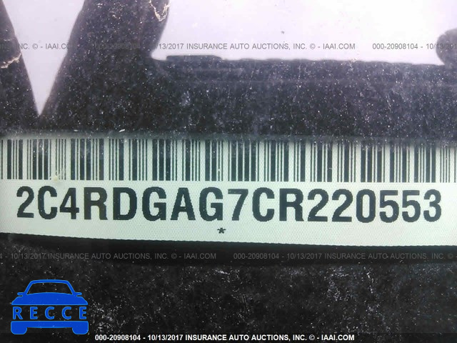 2012 DODGE RAM VAN 2C4RDGAG7CR220553 Bild 8