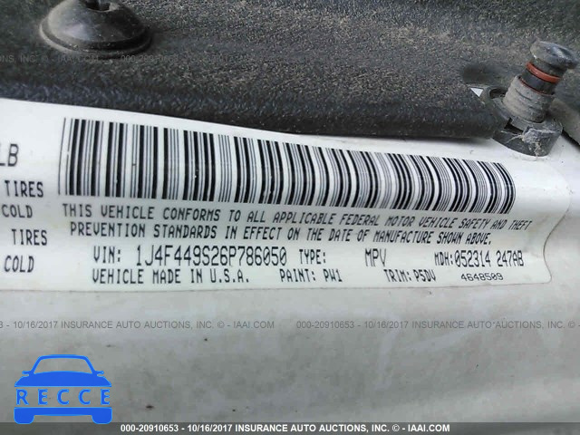 2006 Jeep Wrangler / Tj SPORT 1J4F449S26P786050 image 8