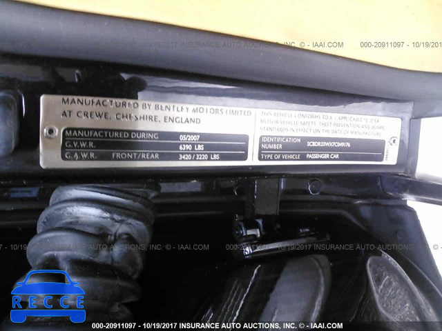 2007 Bentley Continental GTC SCBDR33WX7C049176 зображення 8