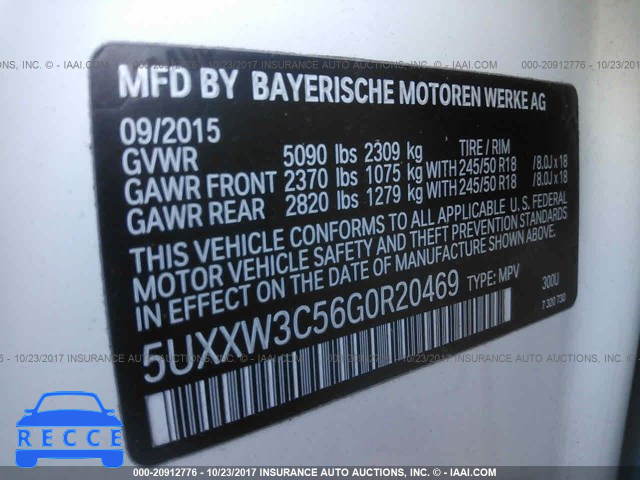 2016 BMW X4 XDRIVE28I 5UXXW3C56G0R20469 image 8