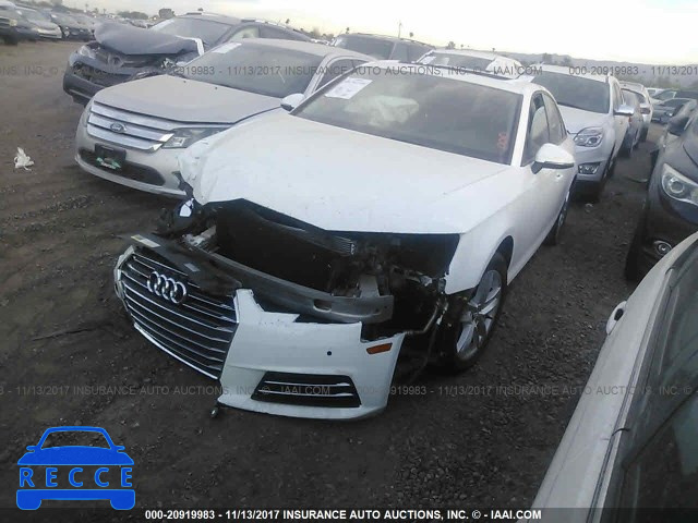 2017 AUDI A4 PREMIUM WAUANAF49HN014321 image 1