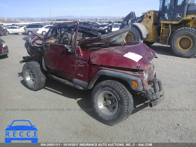 1999 Jeep Wrangler / Tj SPORT 1J4FY19S6XP417695 image 0