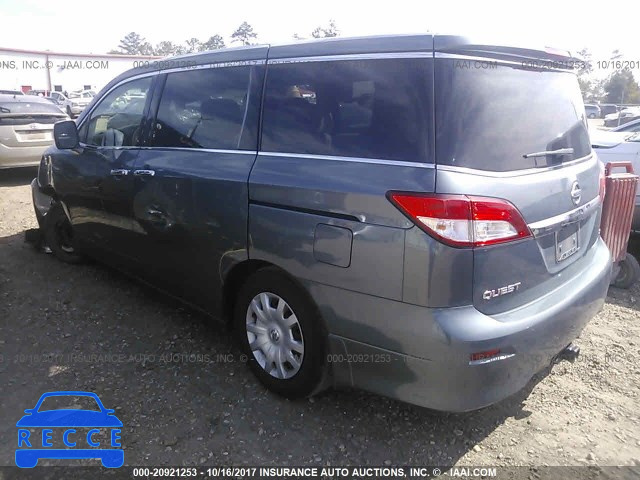 2011 Nissan Quest S/SV/SL/LE JN8AE2KP8B9001363 image 2