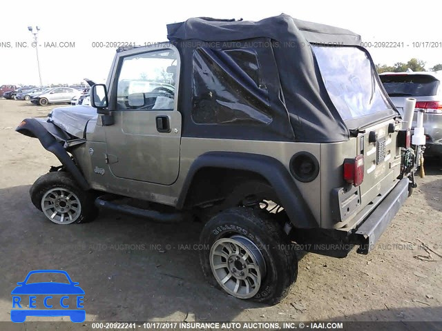 2003 Jeep Wrangler / Tj RUBICON 1J4FA69S83P363439 image 2