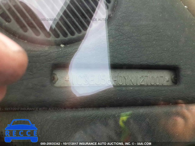 2000 Chrysler Cirrus LXI 1C3EJ56H0YN127007 image 8