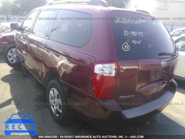 2007 KIA Sedona EX/LX KNDMB233176116635 image 2