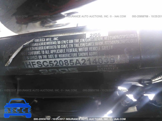 2005 Honda VT1300 S 1HFSC52085A214039 image 9