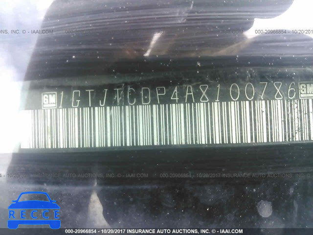 2010 GMC Canyon SLE 1GTJTCDP4A8100786 image 8