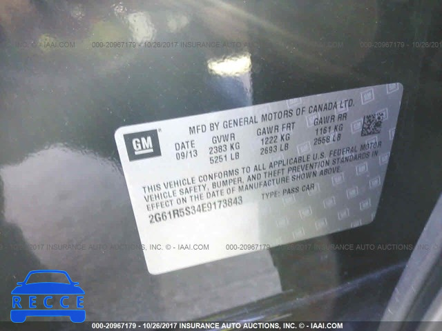 2014 Cadillac XTS PREMIUM COLLECTION 2G61R5S34E9173843 image 8