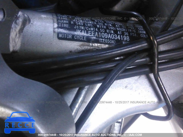 2009 KAWASAKI LE650 A JKALEEA109A034198 зображення 6