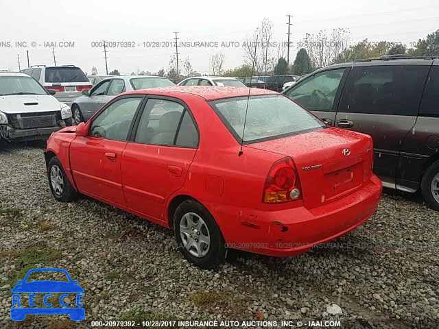 2003 Hyundai Accent GL KMHCG45C53U466387 image 1