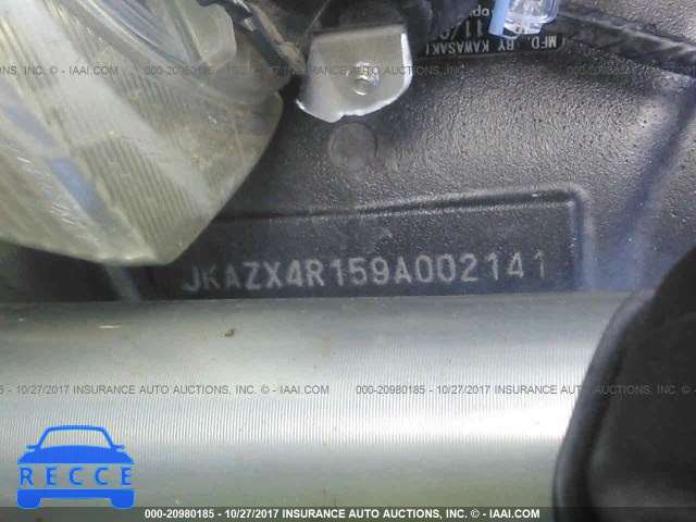 2009 Kawasaki ZX600 R JKAZX4R159A002141 image 9