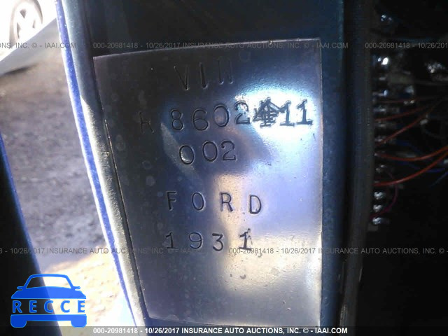 1931 FORD OTHER 8602411002 image 8