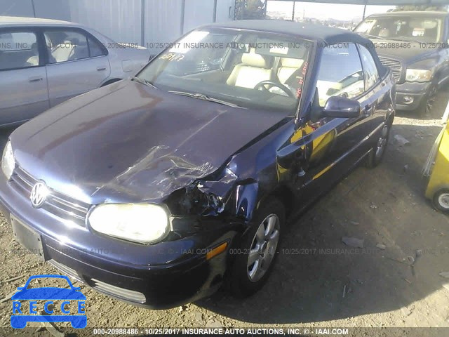 2002 Volkswagen Cabrio GLX 3VWDC21V02M801958 зображення 5