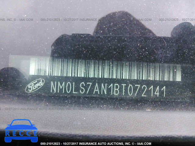 2011 FORD TRANSIT CONNECT XL NM0LS7AN1BT072141 зображення 8