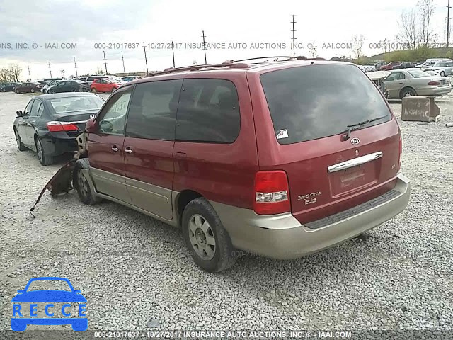 2004 KIA Sedona EX/LX KNDUP131546602452 image 2