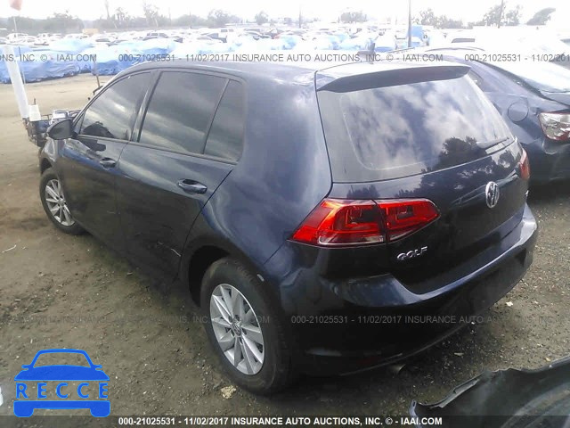 2016 Volkswagen Golf S/SE/SEL 3VW217AU4GM016738 image 2