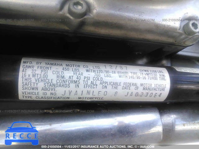 1988 Yamaha XVZ13 D JYA1NLE08JA023064 Bild 9