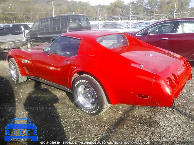 1975 CHEVROLET CORVETTE 1Z37J5S430287 image 2