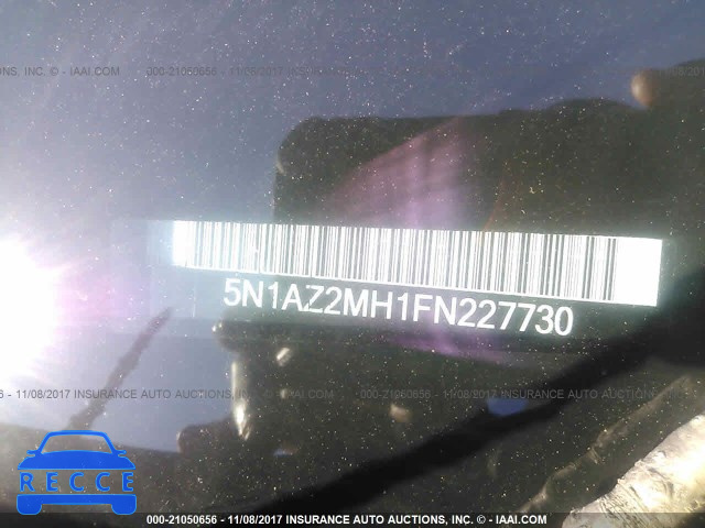 2015 Nissan Murano S/SL/SV/PLATINUM 5N1AZ2MH1FN227730 image 8