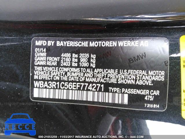 2014 BMW 435 I WBA3R1C56EF774271 image 8