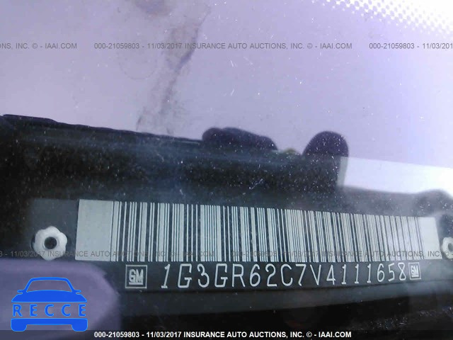 1997 Oldsmobile Aurora 1G3GR62C7V4111658 image 8