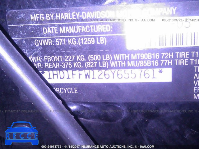 2006 Harley-davidson FLHTCI 1HD1FFW126Y655761 image 9