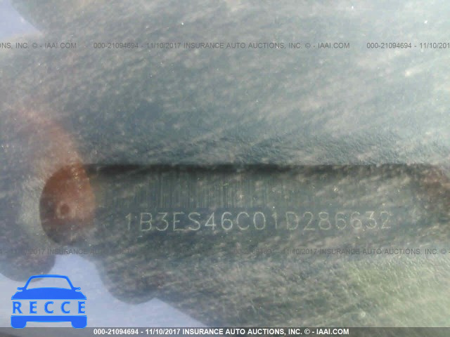 2001 Dodge Neon SE/ES 1B3ES46C01D286632 зображення 8
