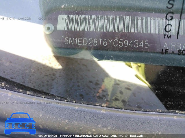 2000 Nissan Xterra XE/SE 5N1ED28T6YC594345 image 8