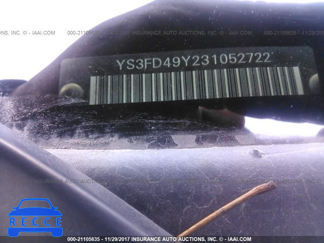 2003 Saab 9-3 ARC YS3FD49Y231052722 image 8