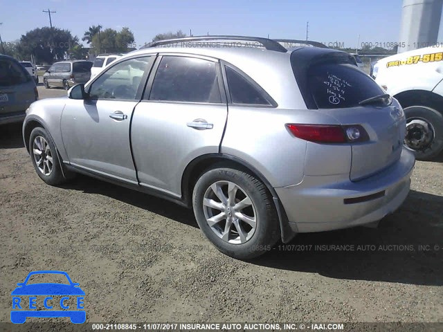 2005 Infiniti FX35 JNRAS08U85X104398 image 2