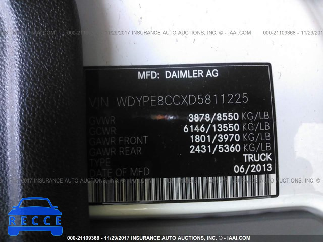 2013 Freightliner Sprinter 2500 WDYPE8CCXD5811225 image 8