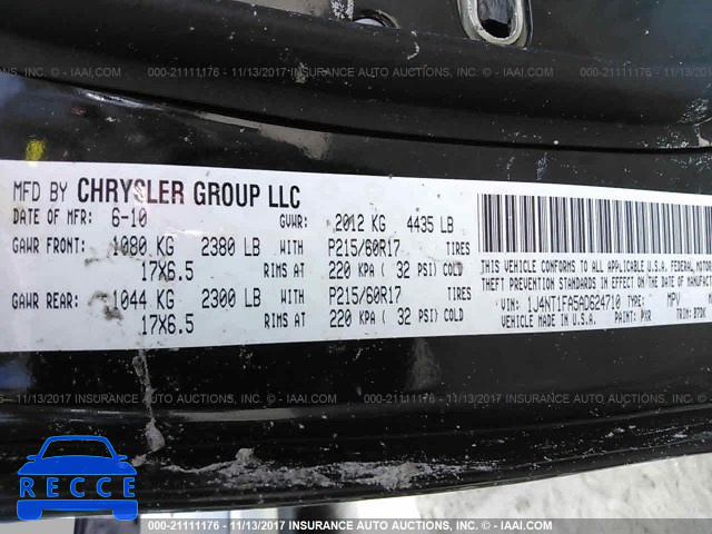 2010 Jeep Compass SPORT 1J4NT1FA5AD624710 image 7