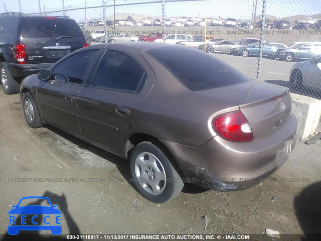 2001 DODGE NEON SE/ES 1B3ES46C21D229283 Bild 2