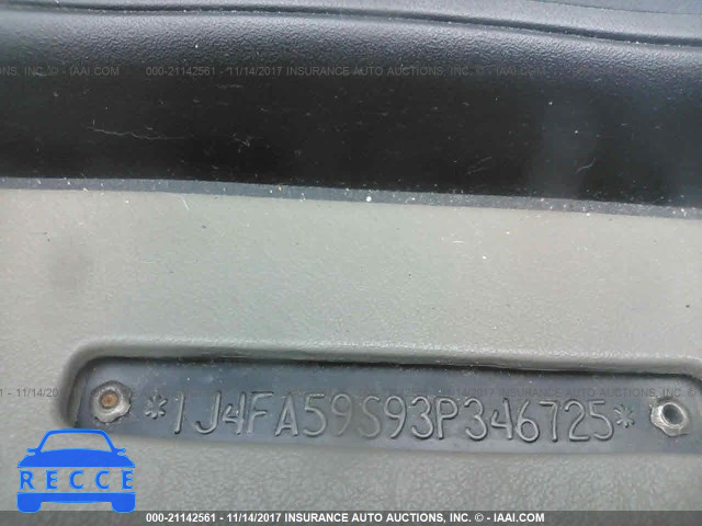 2003 Jeep Wrangler / Tj SAHARA 1J4FA59S93P346725 зображення 8