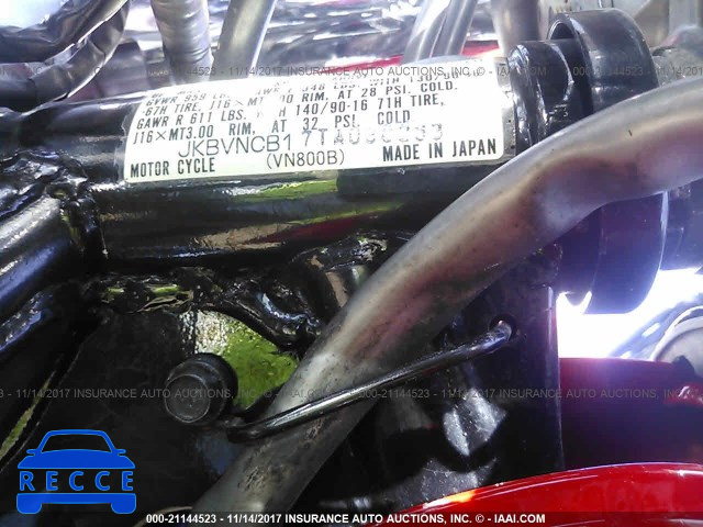 1996 Kawasaki VN800 B JKBVNCB17TA038263 зображення 9