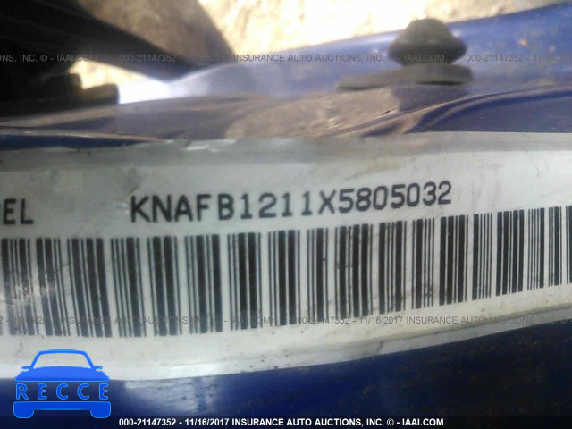 1999 KIA Sephia LS KNAFB1211X5805032 зображення 8
