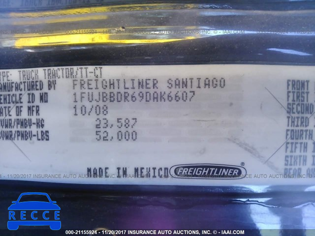 2009 FREIGHTLINER CONVENTIONAL ST120 1FUJBBDR69DAK6607 image 9