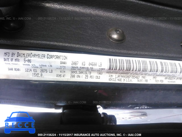 2006 Jeep Wrangler / Tj UNLIMITED 1J4FA44S06P785463 image 8