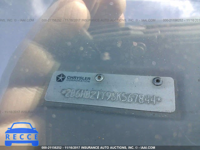 1995 Dodge Ram Van B2500 2B6HB21Y9SK567844 image 8