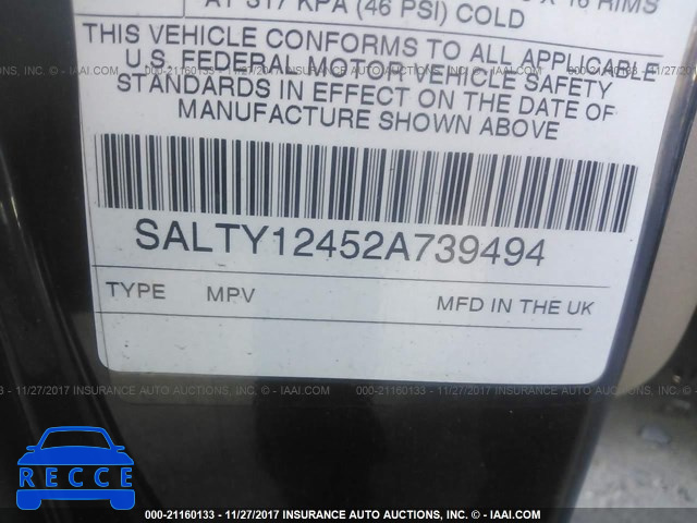 2002 Land Rover Discovery Ii SE SALTY12452A739494 image 8