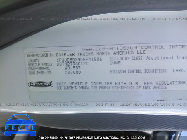 2013 FREIGHTLINER M2 112 MEDIUM DUTY 1FUJC5DX9DHFA1886 image 9