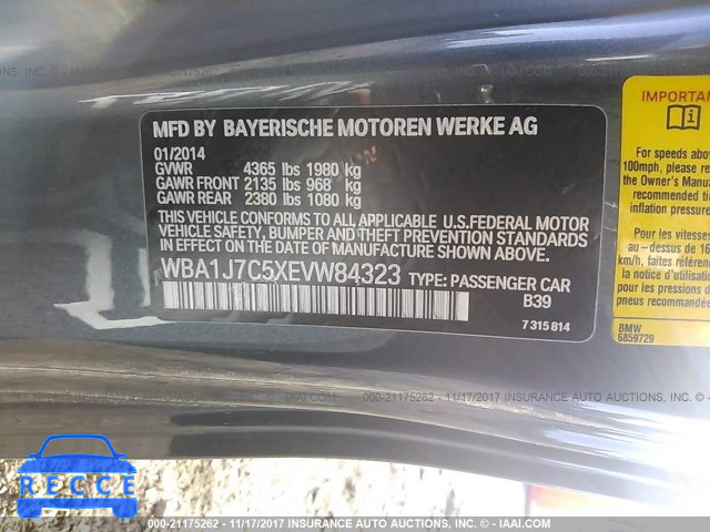 2014 BMW M235I WBA1J7C5XEVW84323 image 8