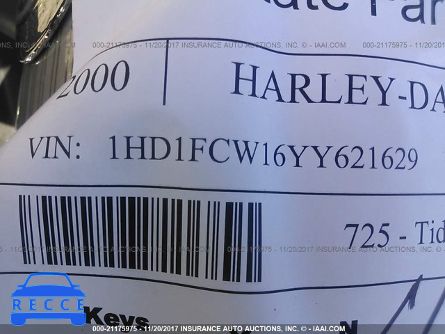 2000 Harley-davidson FLHTCUI 1HD1FCW16YY621629 зображення 9