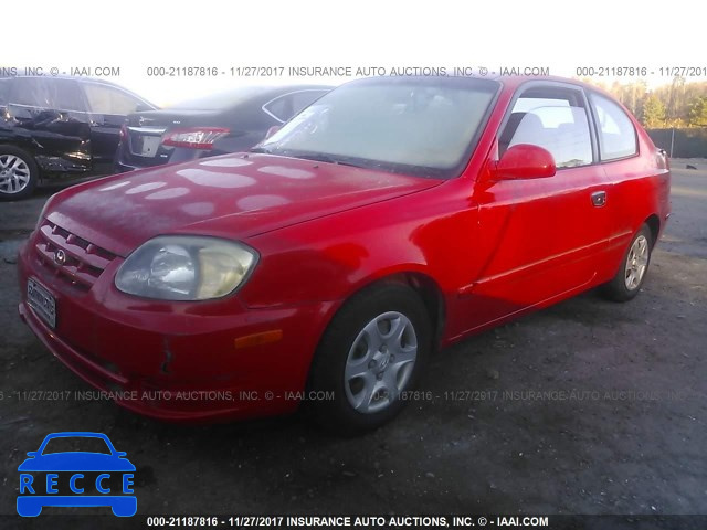 2003 Hyundai Accent GL KMHCG35C53U242482 image 1