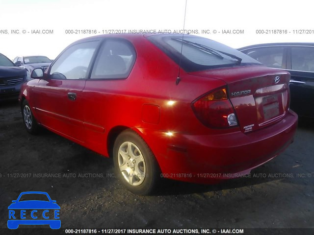 2003 Hyundai Accent GL KMHCG35C53U242482 image 2