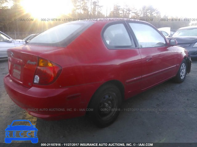 2003 Hyundai Accent GL KMHCG35C53U242482 image 3