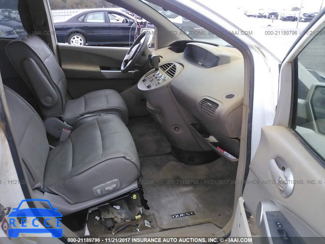 2005 Nissan Quest S/SE/SL 5N1BV28U15N117430 image 4